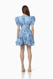 Elliatt Mini Dress - Blue Size L/UK12
