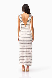 Elliatt Maxi Dress - Black & White Size M/UK10