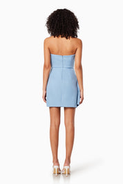 Elliatt Mini Dress - Blue Size M/UK10