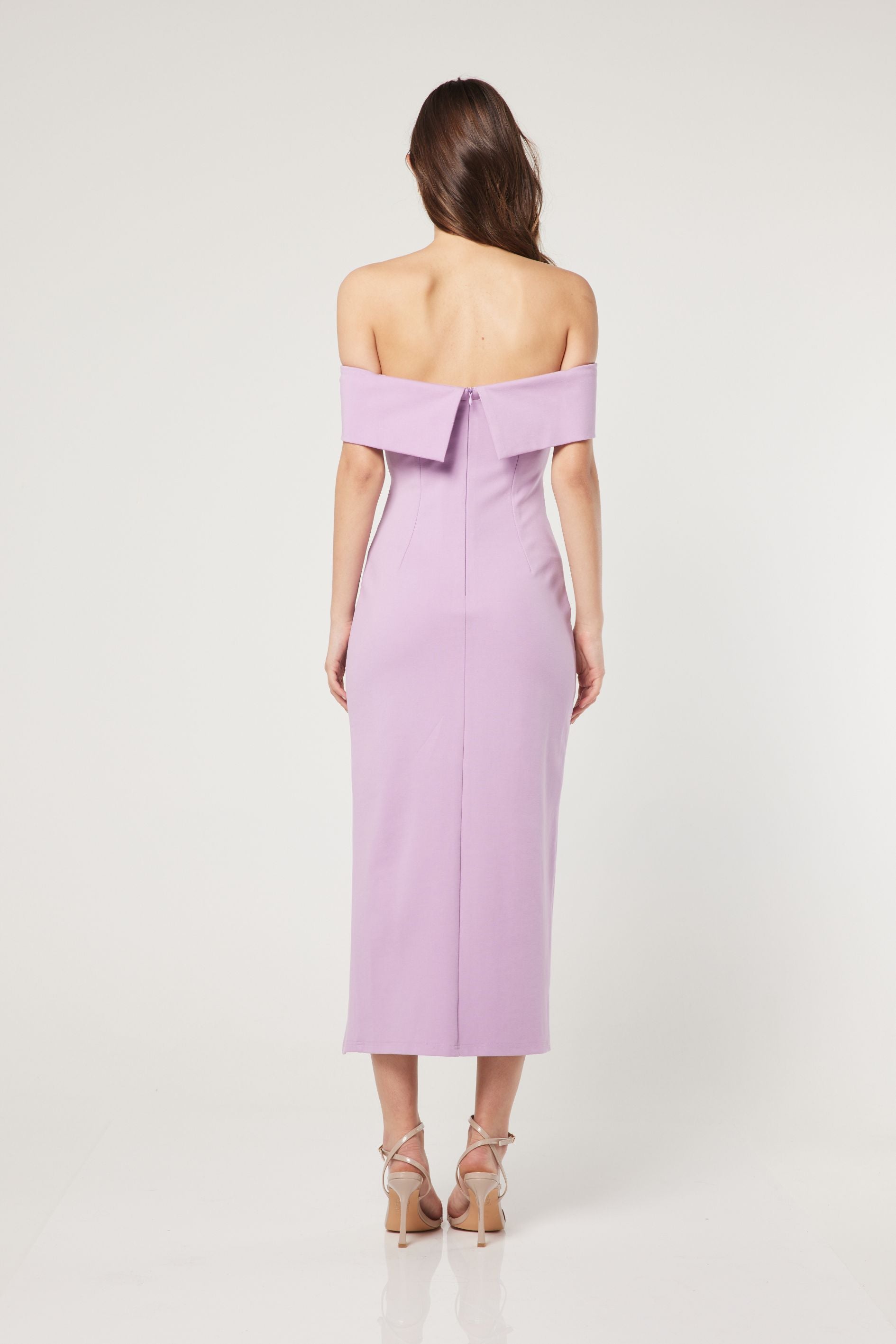 Elliatt Midi Dress - Lilac Size M/UK10