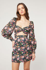 Elliatt Mini Dress - Multi Colour Size M/UK10