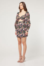 Elliatt Mini Dress - Multi Colour Size M/UK10