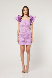 Elliatt Mini Dress - Lavender Size M/UK10