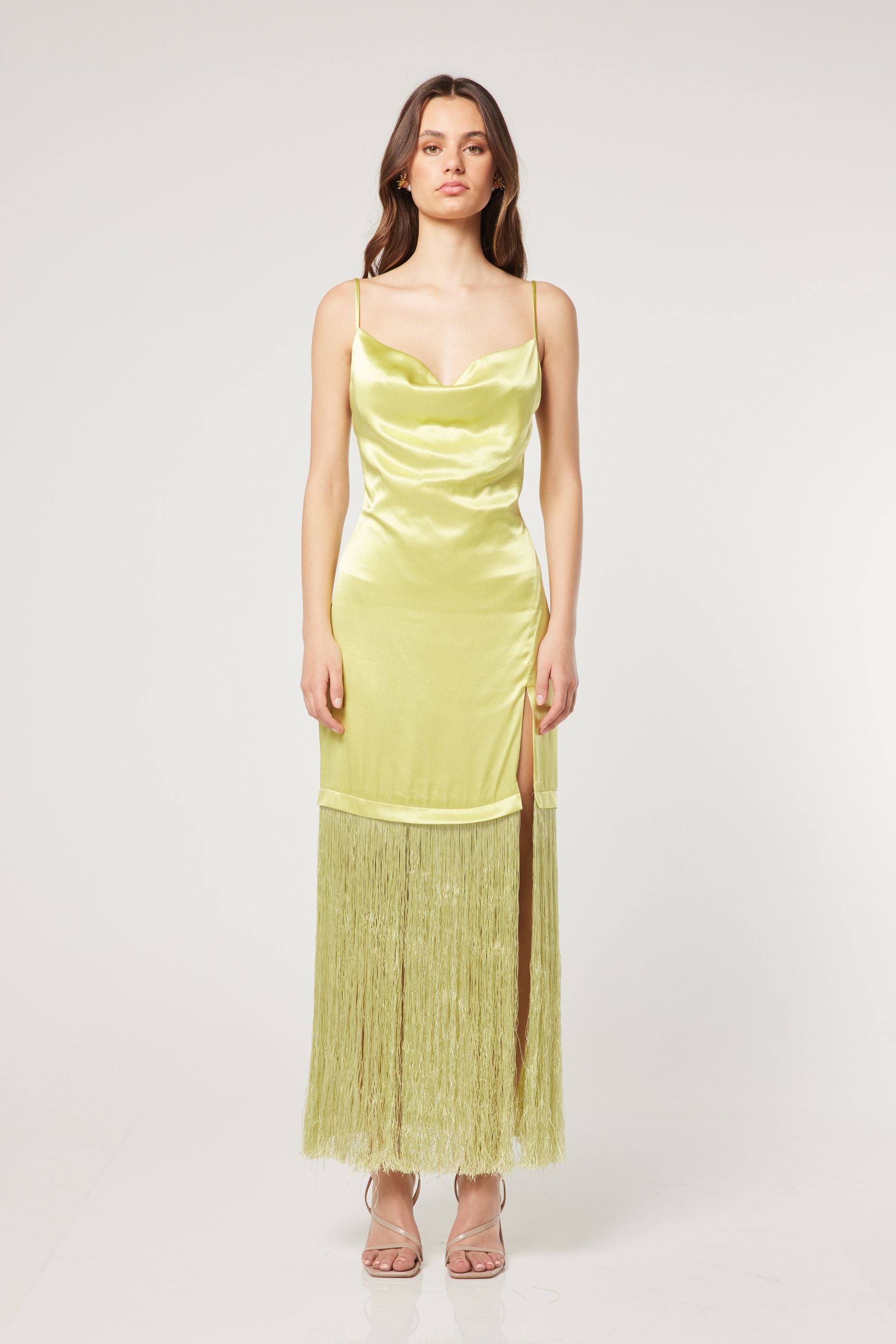 Elliatt Maxi Dress - Citrus Size M/UK10