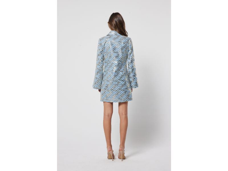 Elliatt Mini Dress - Blue Size M/UK10