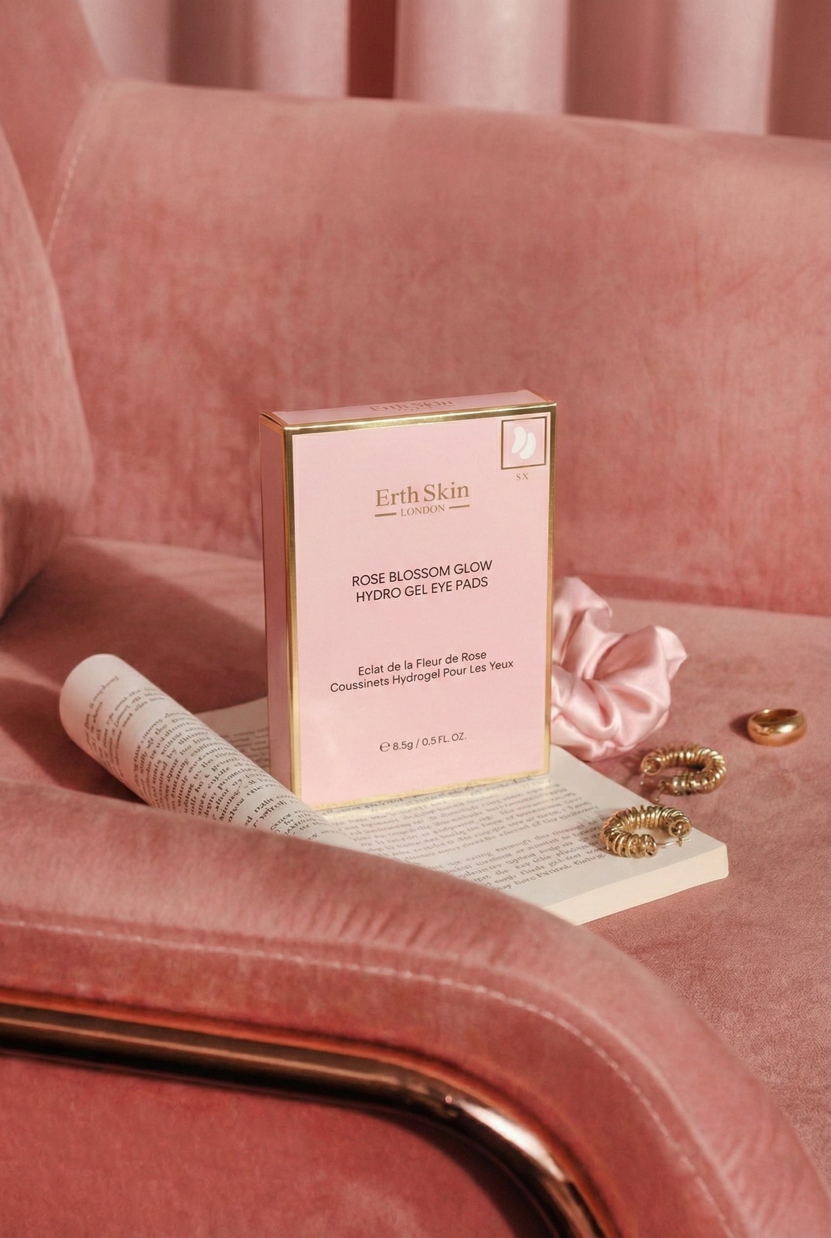 Rose Blossom Glow Hydro-Gel Eye Pads 5 x 2