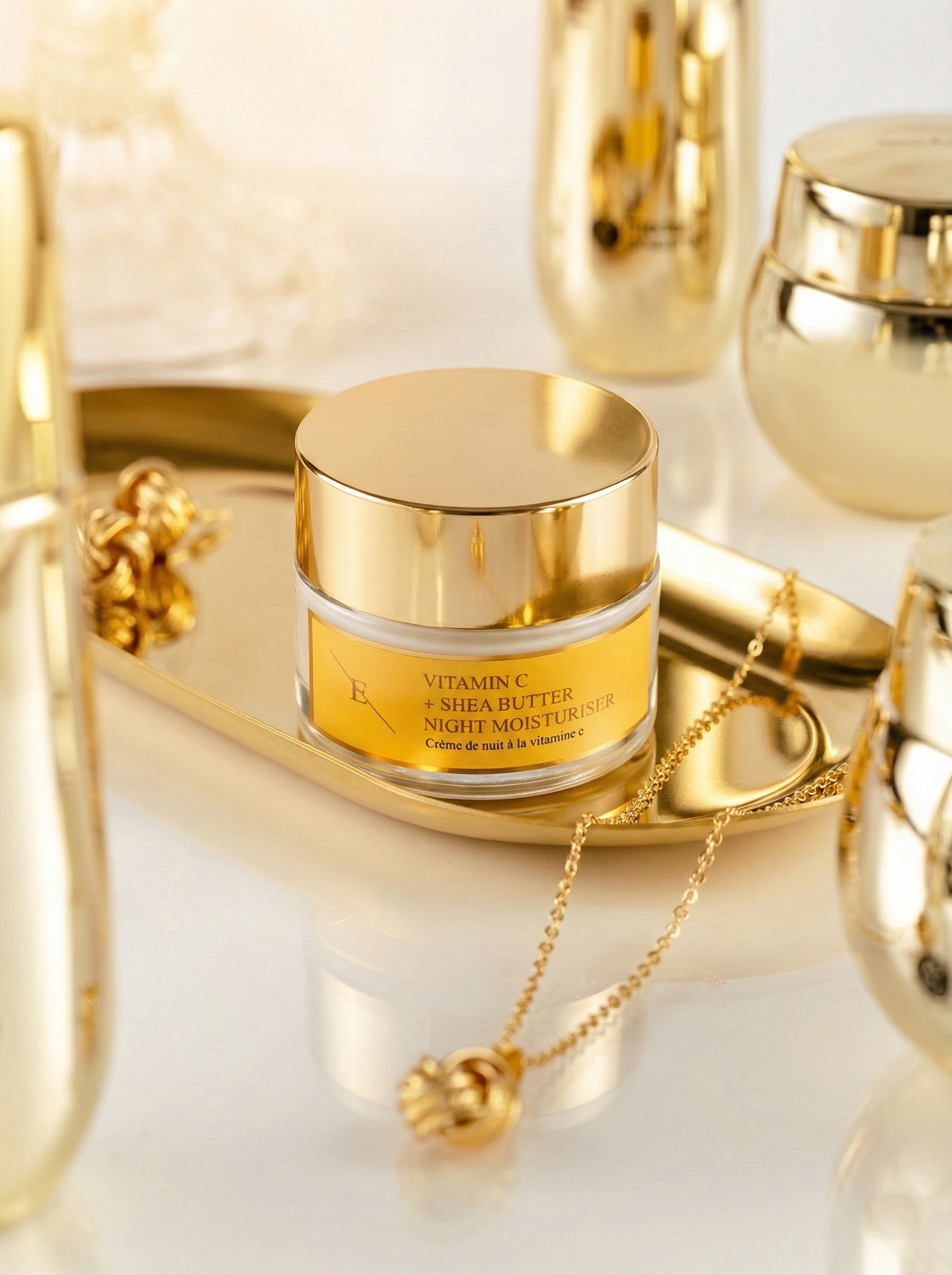 VITAMIN C + SHEA BUTTER NIGHT MOISTURISER 50ML