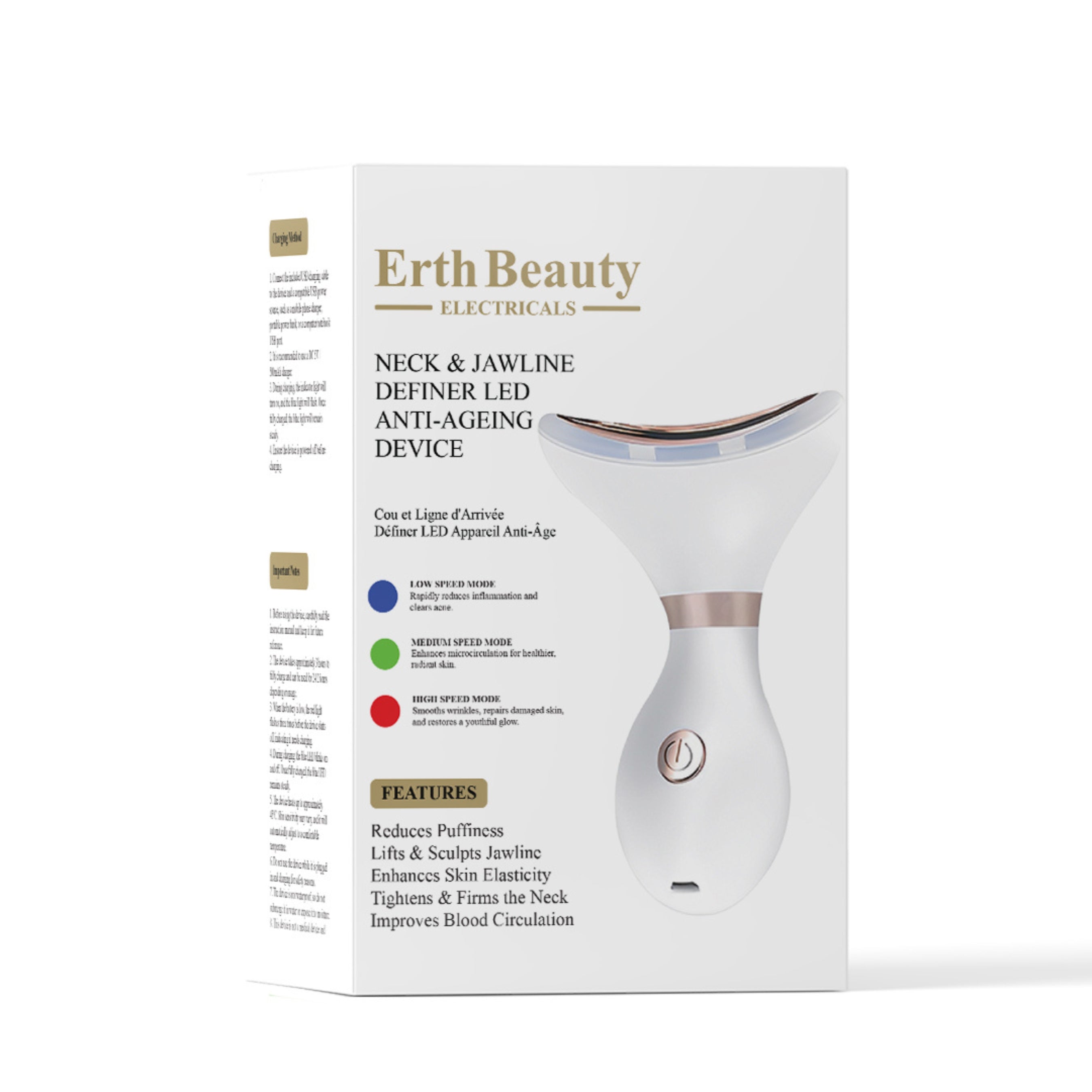 NECK & JAWLINE DEFINER LED ANTI AGEING SYSTEM