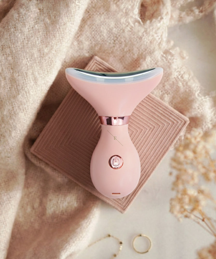 Neck & Jawline Definer LED anti-ageing system (Rose Gold)