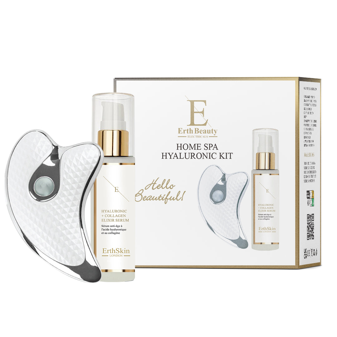 Home spa Hyaluronic Kit ( SONIC GuaSHA + HA Serum)