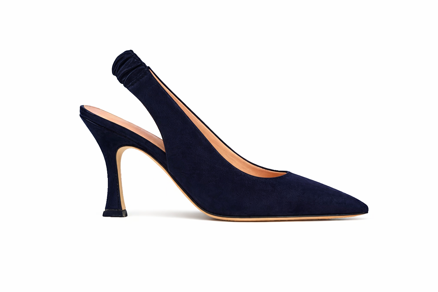 Evaluna slingback heels Navy