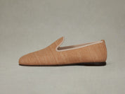 Fenice Loafers in Soleil Silk and Gros Grain