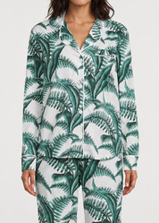 Desmond & Dempsey - FERN Long Sleeve Pyjama Shirt