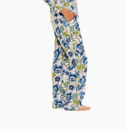 The Lazy Poet Blue Serenity Emma Green Medusa 2-Piece Pajama Set, S