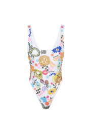 Oceanus Sunny Snake Swimsuit