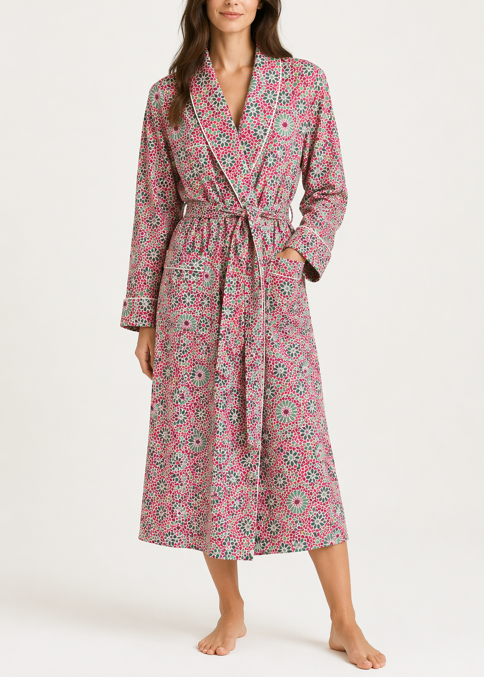Derek Rose Women's Gown - Mosaic