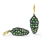 Sacha Rough Tsavorite Earrings GERMAN KABIRSKI