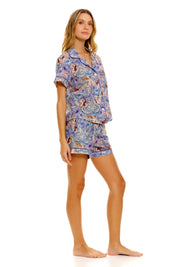 LAZY POET NINA CALYPSO SHORT PAJAMA SET, S