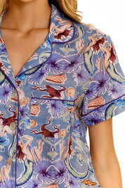 LAZY POET NINA CALYPSO SHORT PAJAMA SET, S