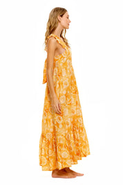 The Lazy Poet MIKA CLAIRE SAFFRON MAXI DRESS, S