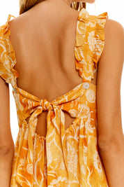 The Lazy Poet MIKA CLAIRE SAFFRON MAXI DRESS, S