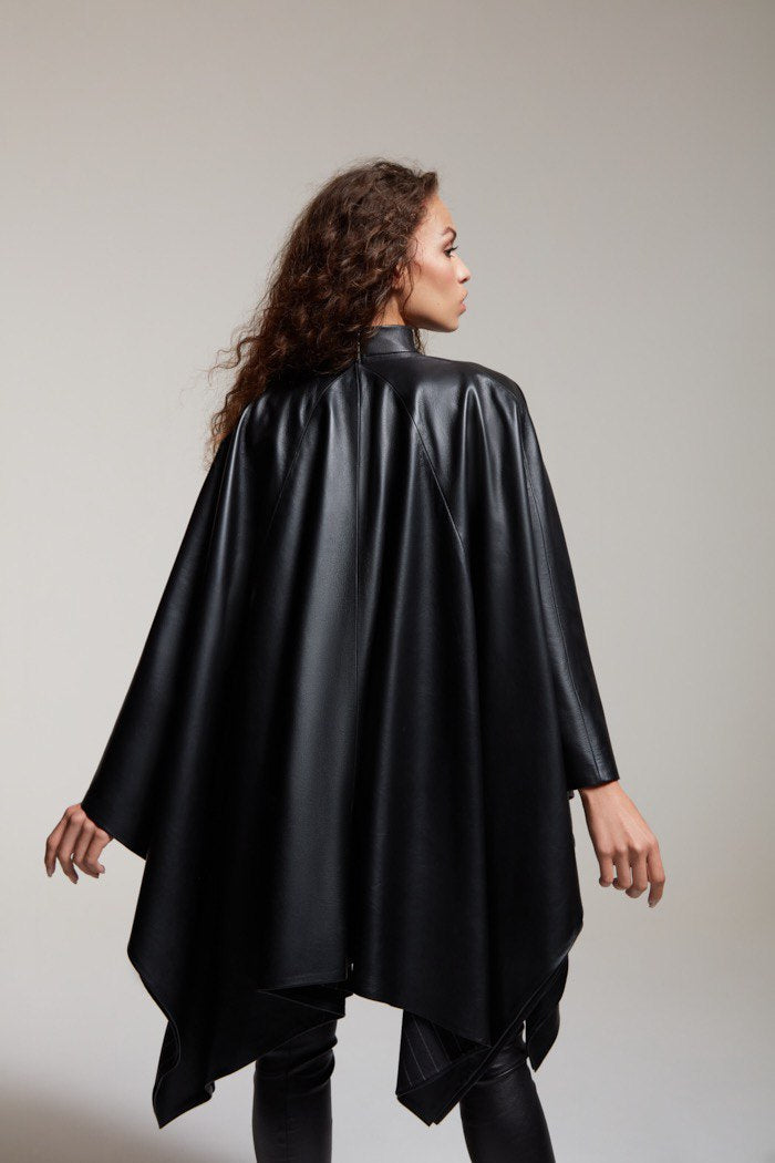 Pritch London -  Leather Cape - One Size