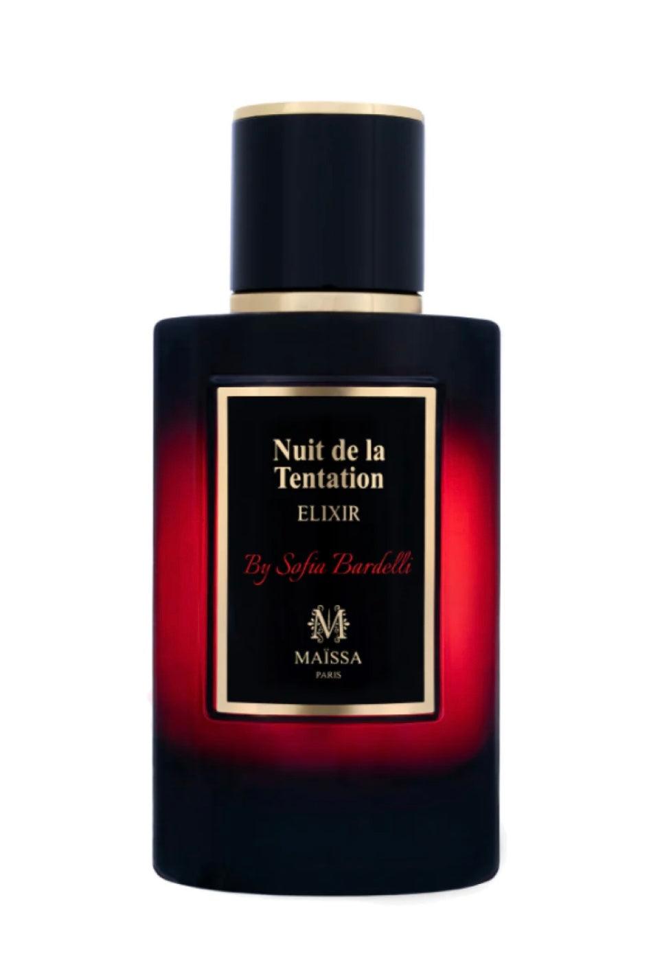 Maissa Paris Nuit de La Tentation elixir 100ml with lipstick - SAMPLE SALE LONDON 