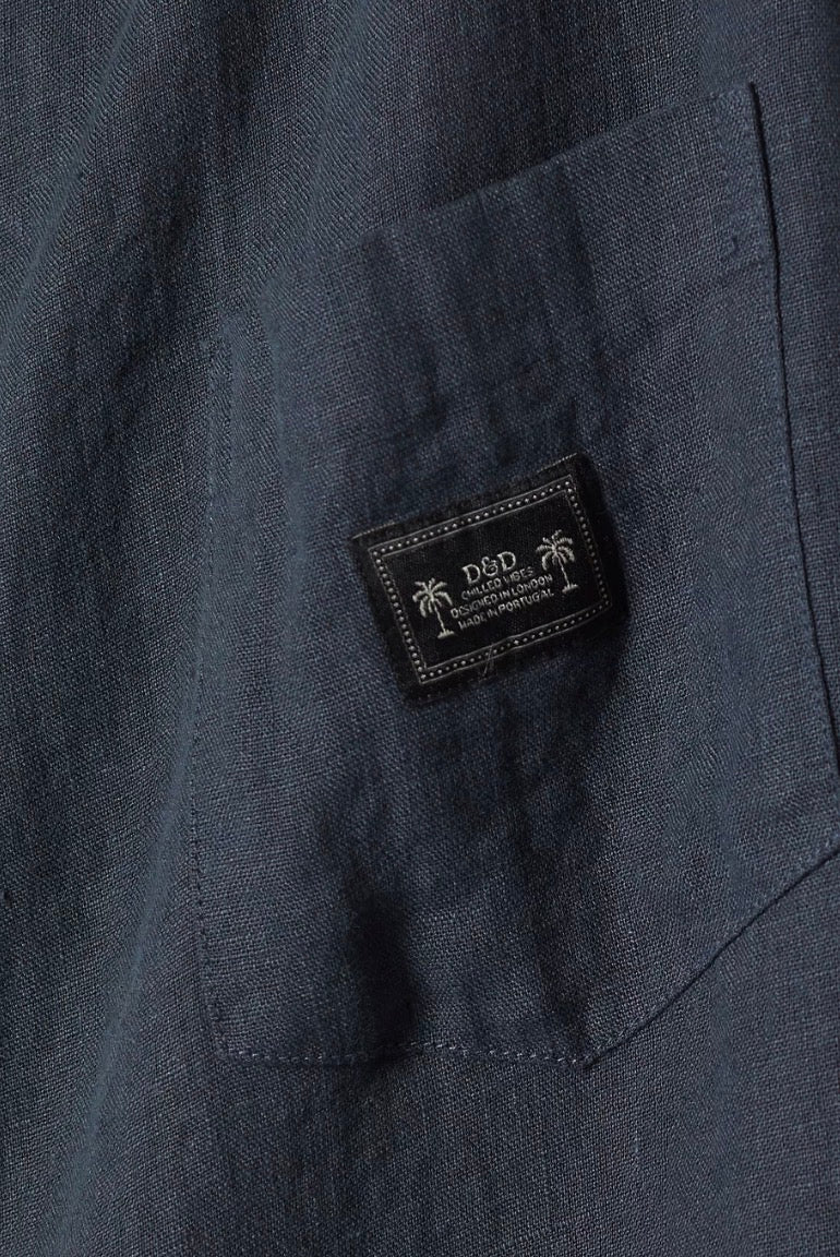 Desmond & Dempsey - Men's Linen Shirt - Size M