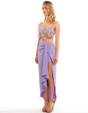 Avaro Figlio AVF studio lilac skirt  , S uk6-8