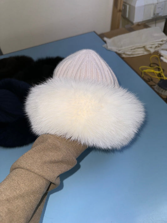 Cashmere and Fur hat