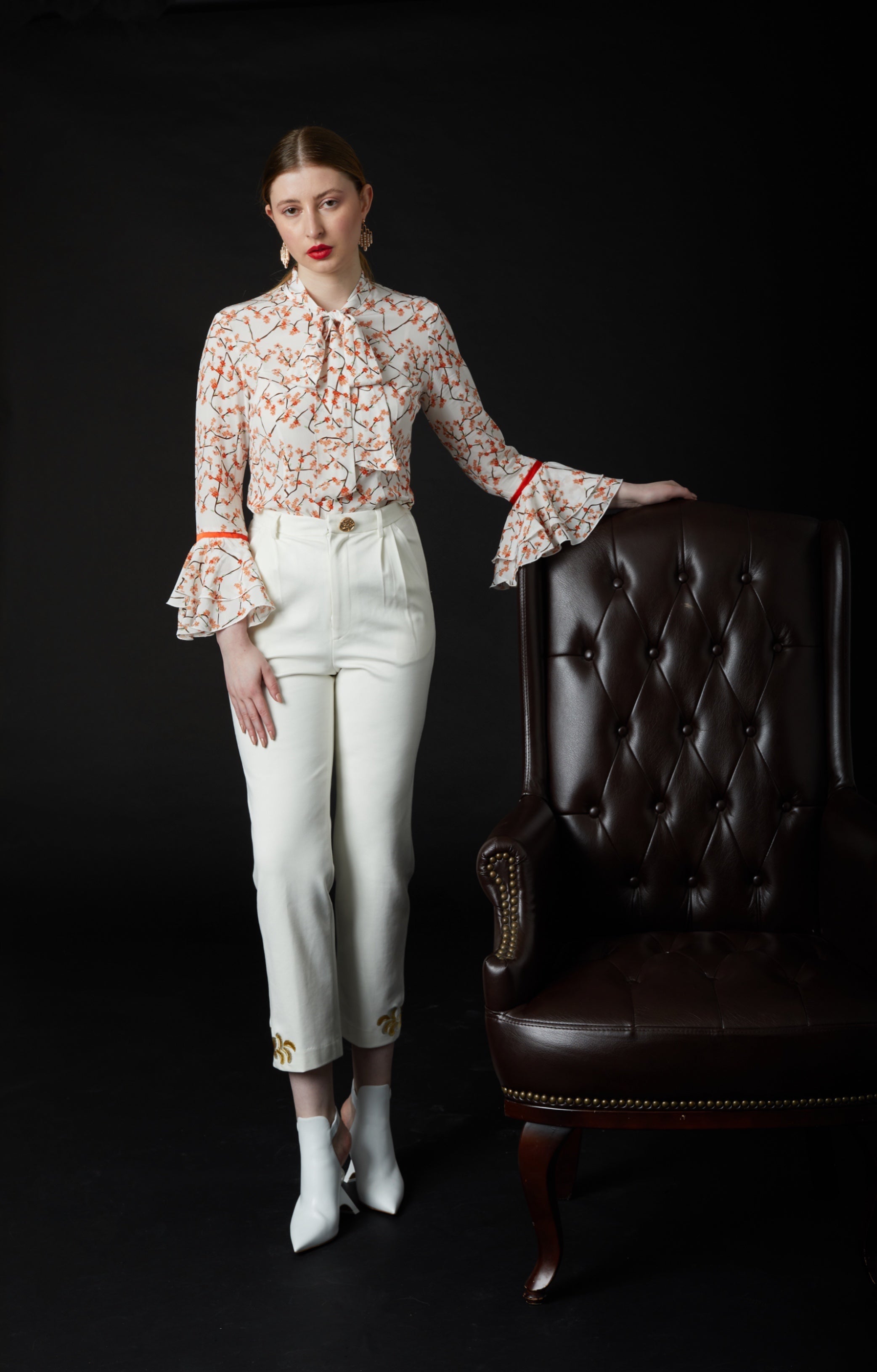 Yanxi Embroidered Trousers