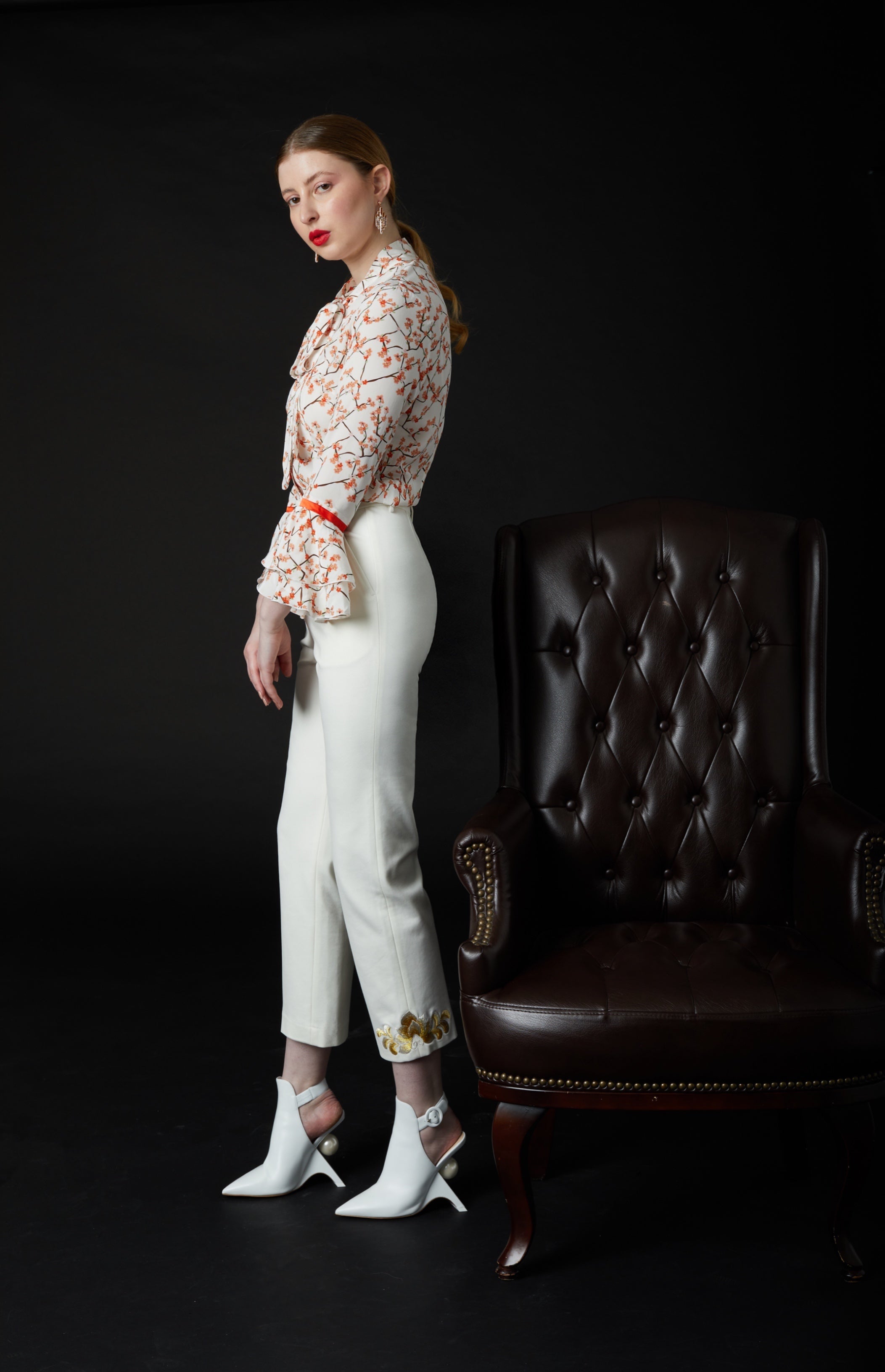 Yanxi Embroidered Trousers