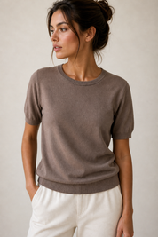 Casasola chocolate tee top uk12