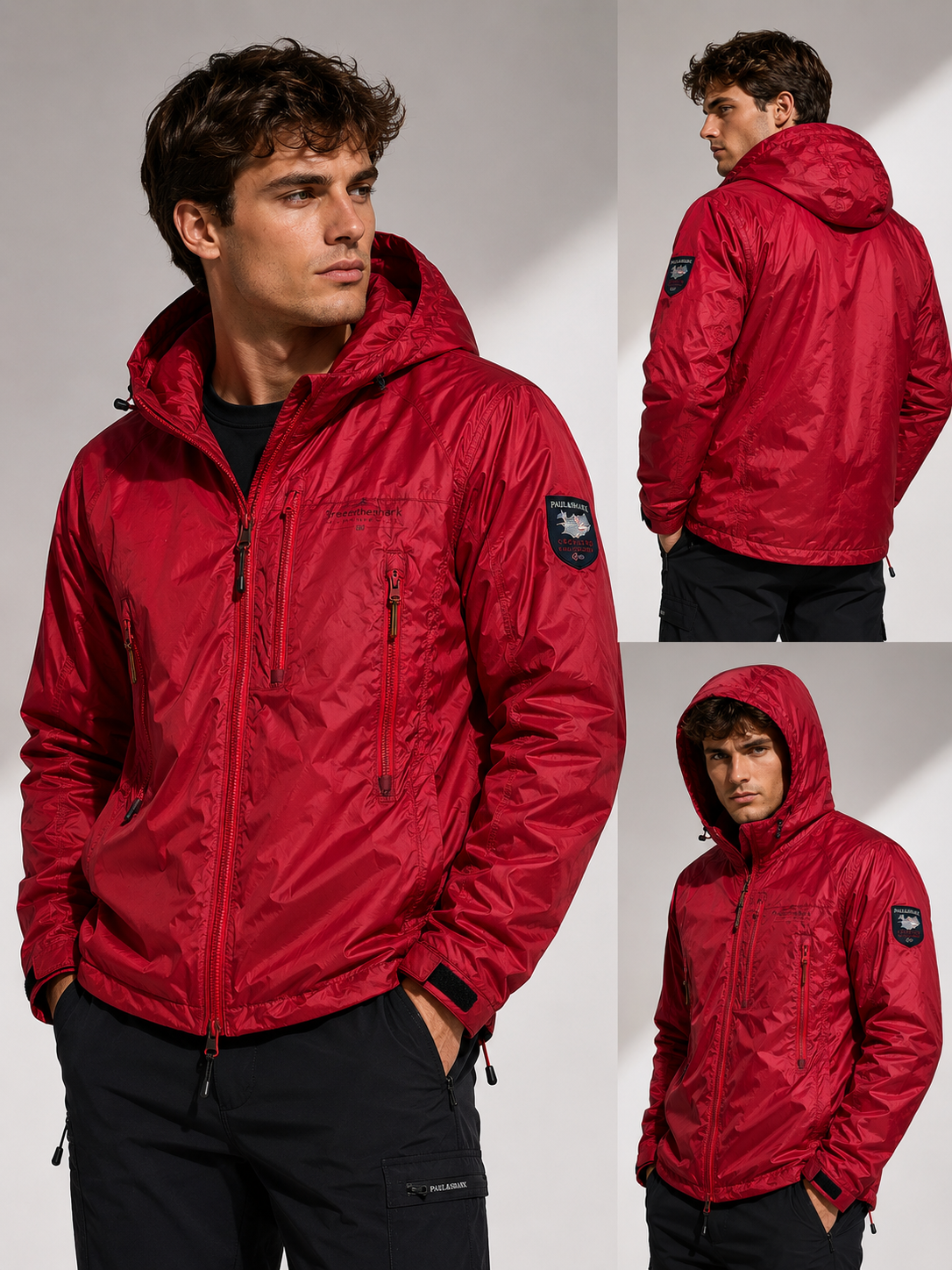Paul & Shark by Alex Bellini Red winter Jacket S