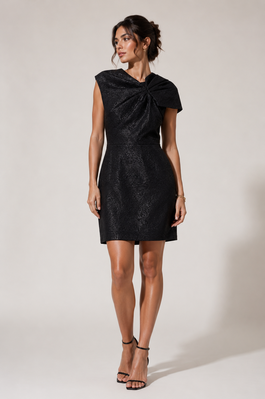 Alice + Olivia black mini dress UK8