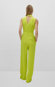 HUGO Women's Kisuse jumpsuit UK12 yellow