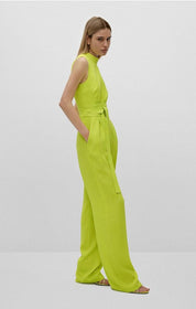 HUGO Women's Kisuse jumpsuit UK12 yellow