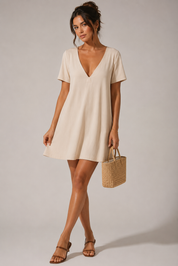 Biancoghiaccio Skater mini dress IT40/UK8