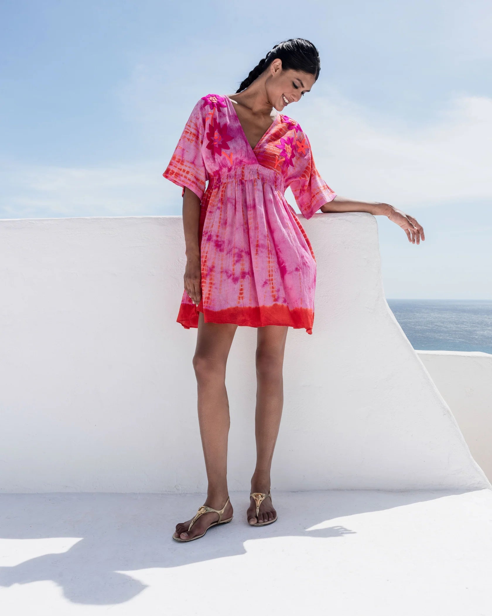 Ada Kamara Daisy dress pink S