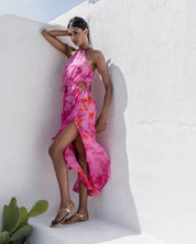 Ada Kamara MIMOSA tie dye dress , S pink