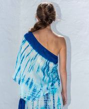 Ada Kamara Violet One Shoulder Top, blue One size