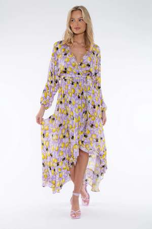 TAJ BY SABRINA CRISSA WOMEN DRESSES MID Hi Low size S