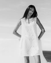 Ada Kamara Madeleine mini dress S uk8-10 white