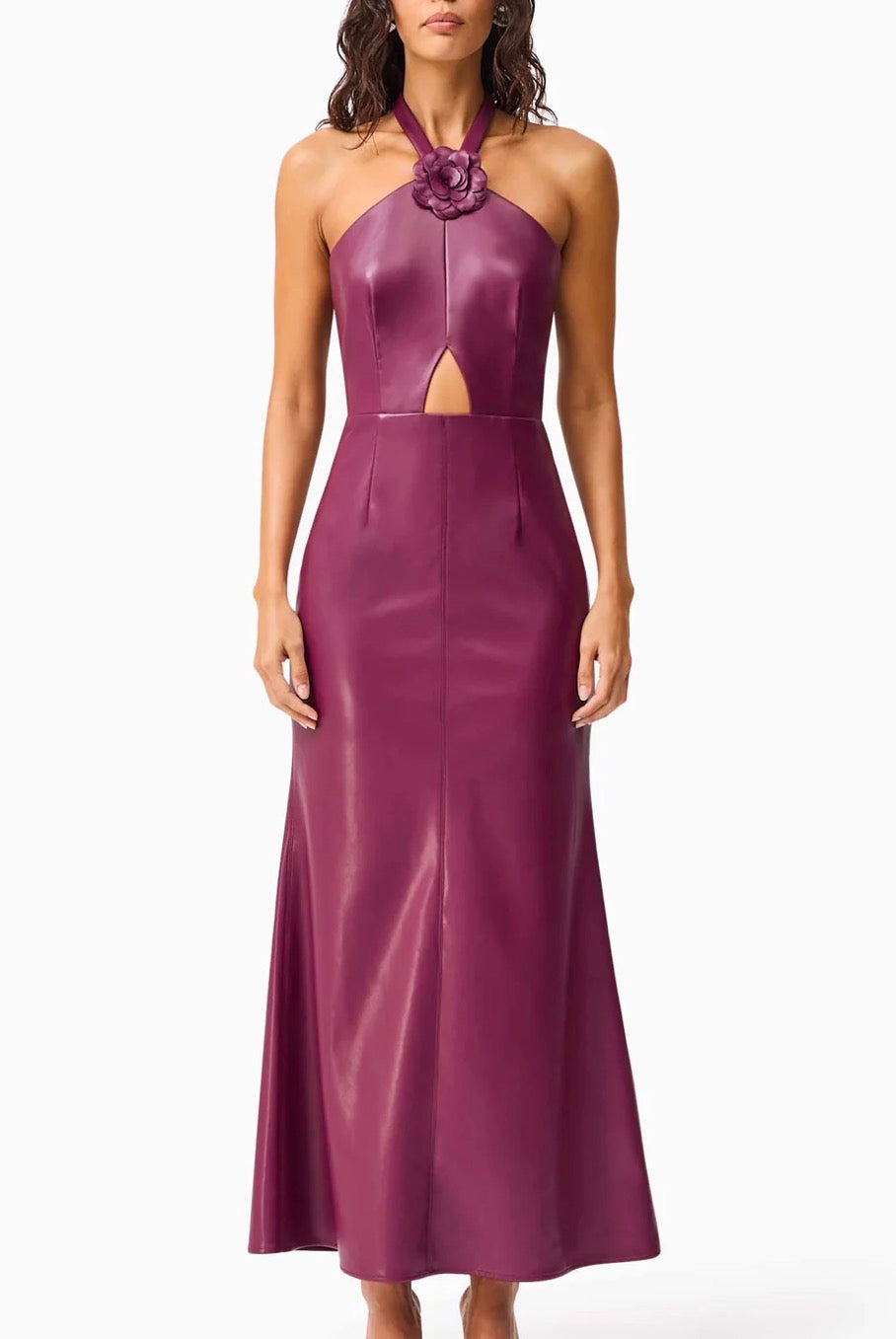 Elliatt Nova Halter Gown - Purple Size S/UK8