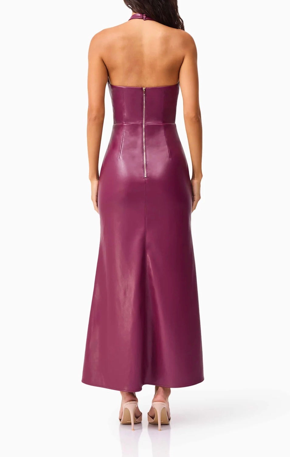 Elliatt Nova Halter Gown - Purple Size S/UK8
