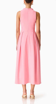 Elliatt Risa Cowl Neck Gown Dress - Pink Size S/UK8