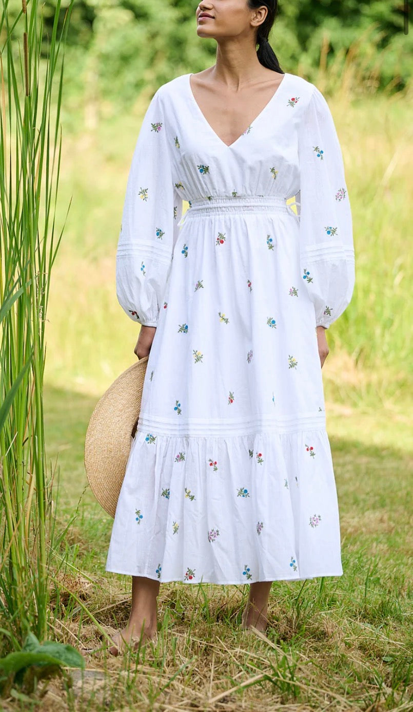 WHITNEY Dress - Wildflower Embroidery