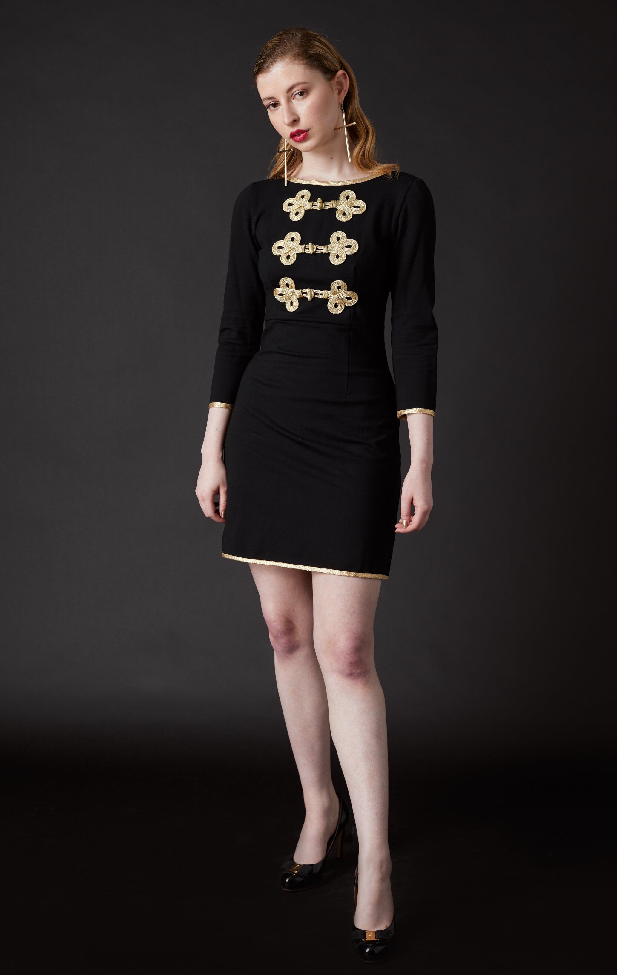 SKYLENCE - Regency Dress Black - SAMPLE SALE LONDON 