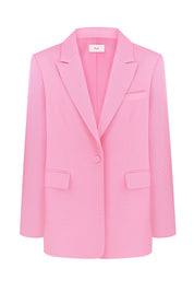 Waffle Oversized Blazer Nué