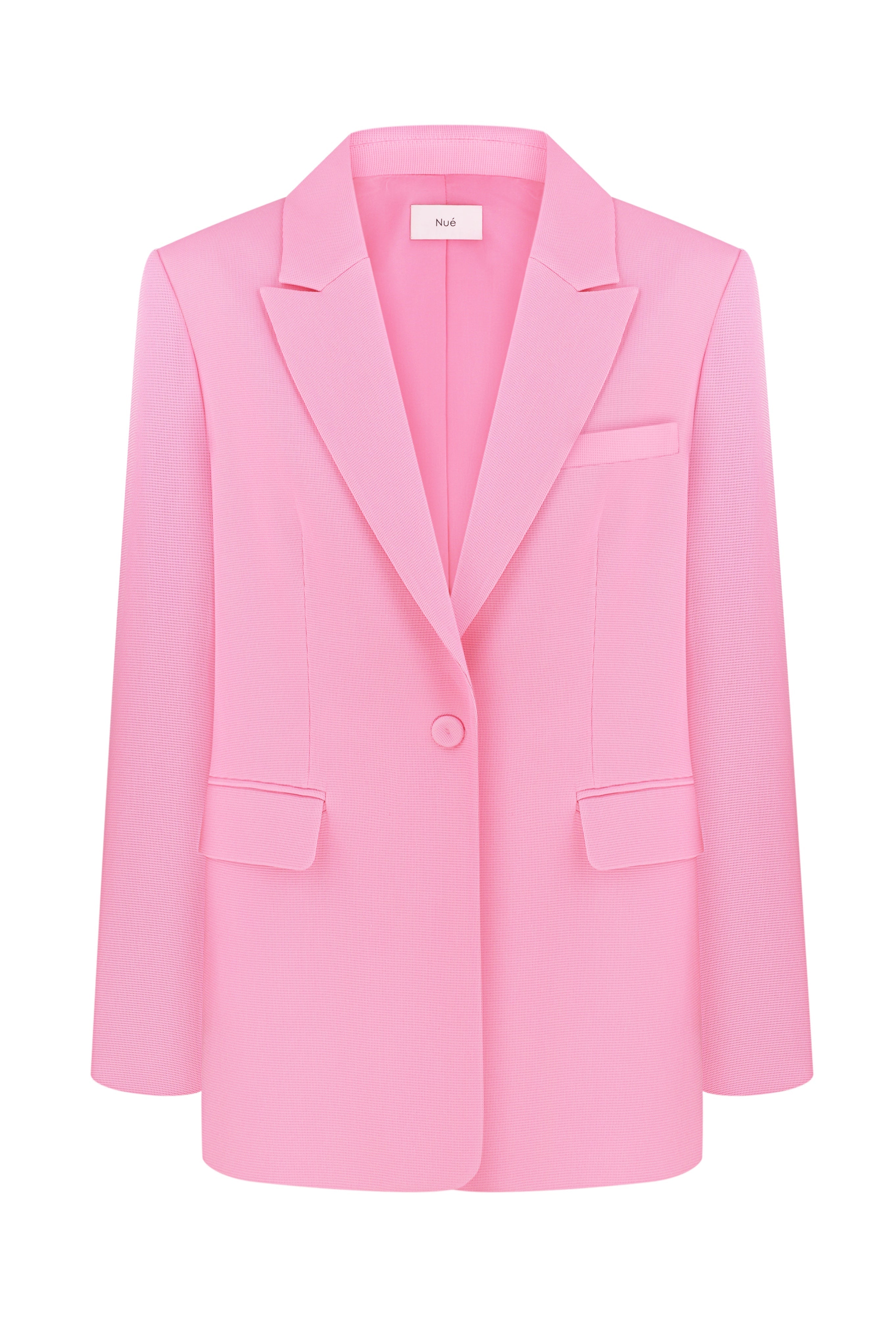 Waffle Oversized Blazer Nué